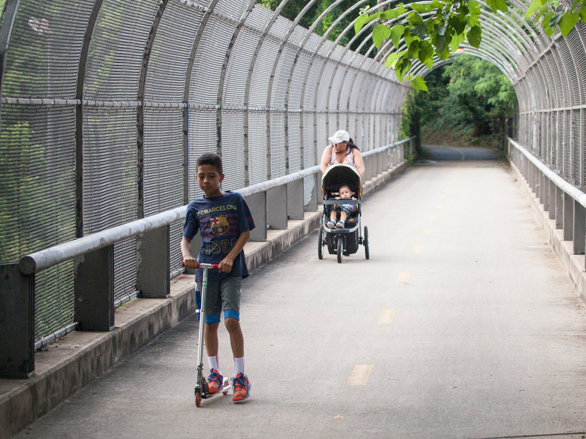 Custis Trail scooter and stroller